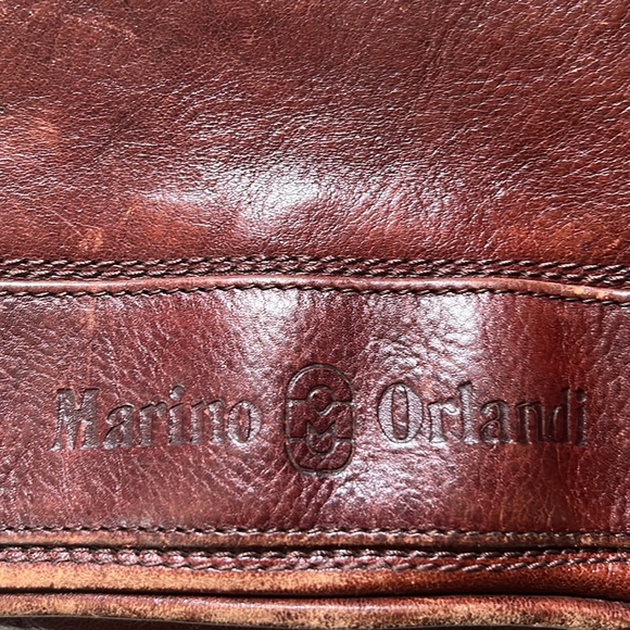 vintage Marino Orlandi Shoulder bag leather boho purse - Picture 2 of 8